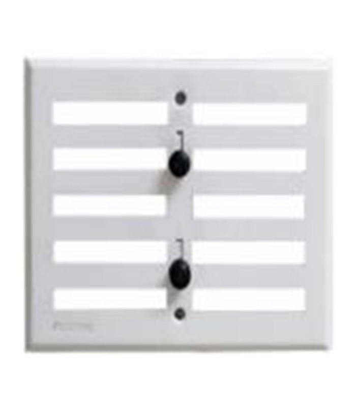 REJILLA VENTILACION REGULABLE 17X13 BL