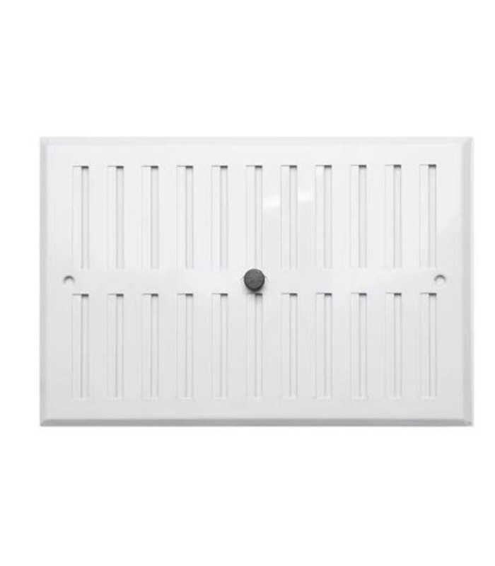REJILLA VENTILACION REGULABLE 17X25 BL