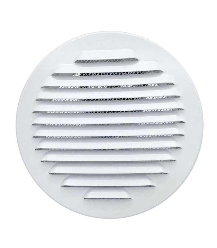 REJILLA EMPOTRAR A TUBO 12 CM BLANCA