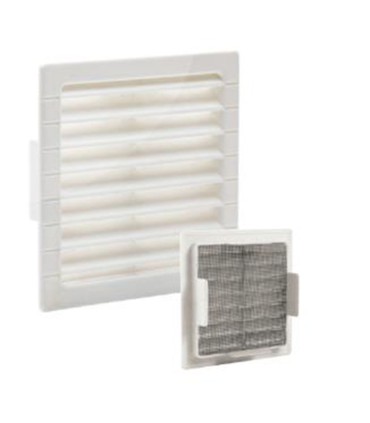 REJILLA EMPOTR C/PAT+MOSQ 10X10CM ABS BL