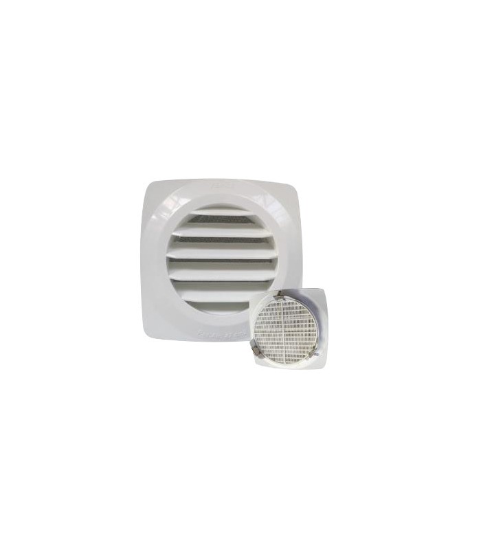REJILLA EMPOTR/CLIPSAR 12 CM ABS BLANCO