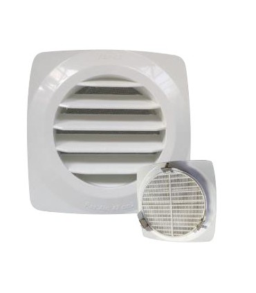 REJILLA EMPOTR/CLIPSAR 12 CM ABS BLANCO