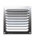 REJILLA VENTILACION AL 10X10 0.6MM PLATA