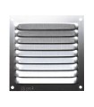 REJILLA VENTILACION AL 10X10 0.6MM PLATA