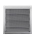 REJILLA VENTILACION AL 17X17 0.6MM PLATA