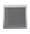 REJILLA VENTILACION AL 17X17 0.6MM PLATA