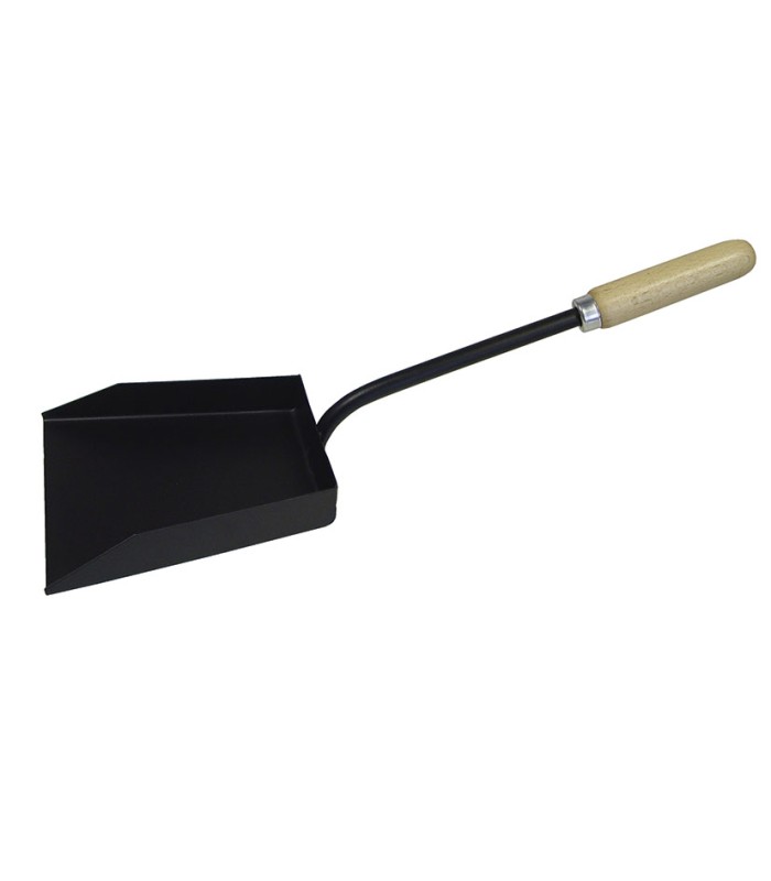 RECOGEDOR METÁLICO LARGO. MGO. MADERA.