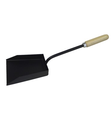 RECOGEDOR METÁLICO LARGO. MGO. MADERA.