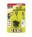 FIJA CUADROS 8K NEGRO 8 UDS. FISCHER