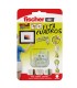 FIJA CUADROS 8K BLANCO 8 UDS. FISCHER