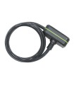 CANDADO CABLE ESPIRAL LLAVE. 150 CM.
