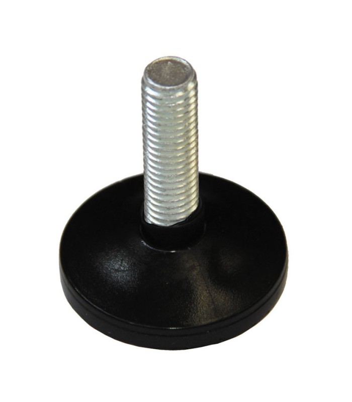 NIVELADOR PLANO M6 Ø30XH32MM  NEGRO 25UN