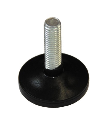 NIVELADOR PLANO M8 Ø30XH38MM  NEGRO 25UN