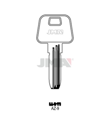 10 LLAVES EN BRUTO SEGURIDAD AZ-9