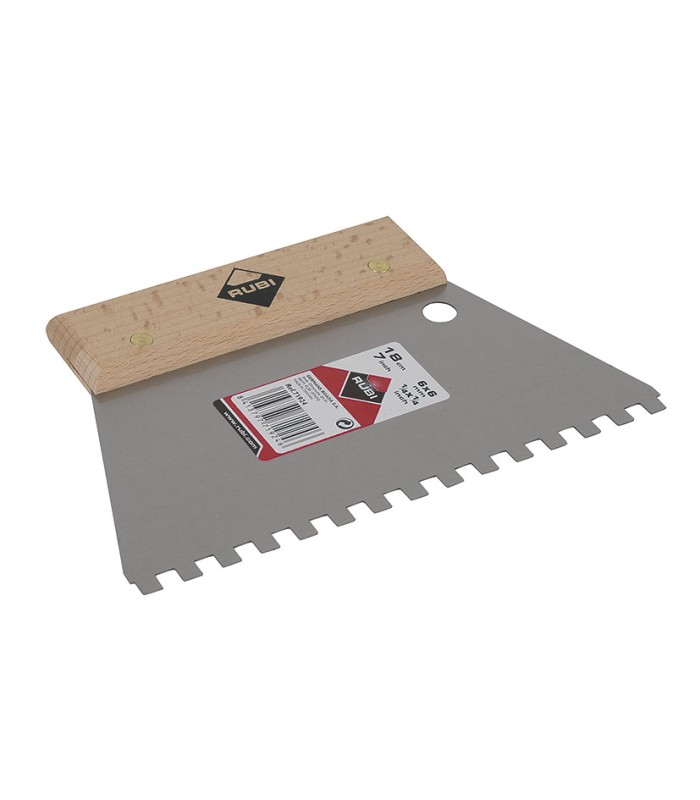 LLANA-PEINE 18CM.6X6MM.RUBI