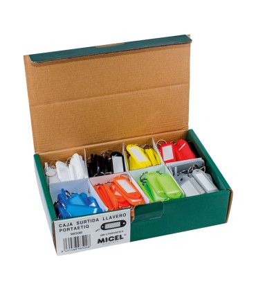 CAJA LLAVERO PORTAETIQUETAS 200 UNDS