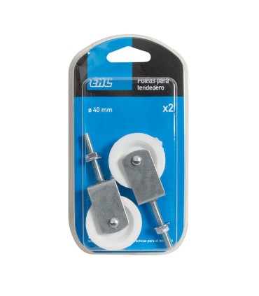 POLEA TENDEDERO.R.NILON.TUERCA S/G.2 UNI