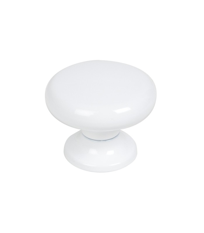 POMO ZAMAK. Ø 30 mm. BLANCO.