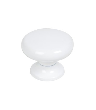 POMO ZAMAK. Ø 30 mm. BLANCO.