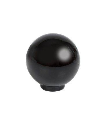 POMO PLÁSTICO. POLI DUR. Ø 34 mm. NEGRO.