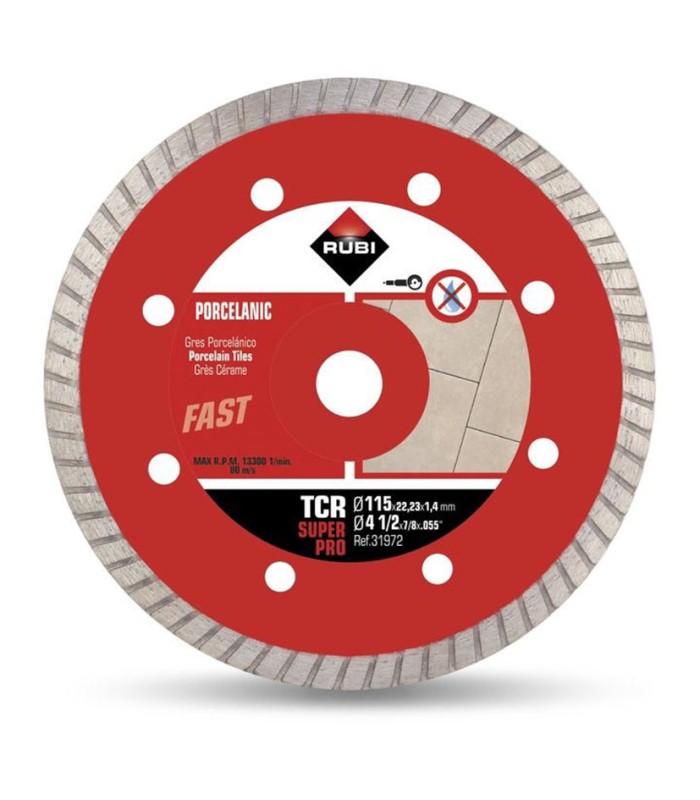 DISCO DIAMANTE TCR 115 SUPERPRO RUBI