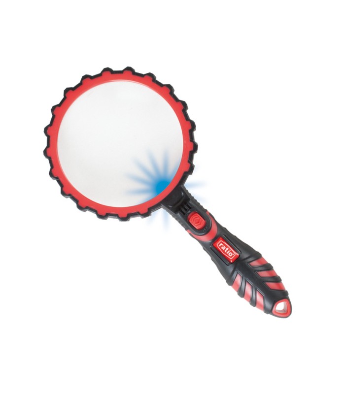 LUPA 2.2X CON LUZ LED (75MM)RATIO