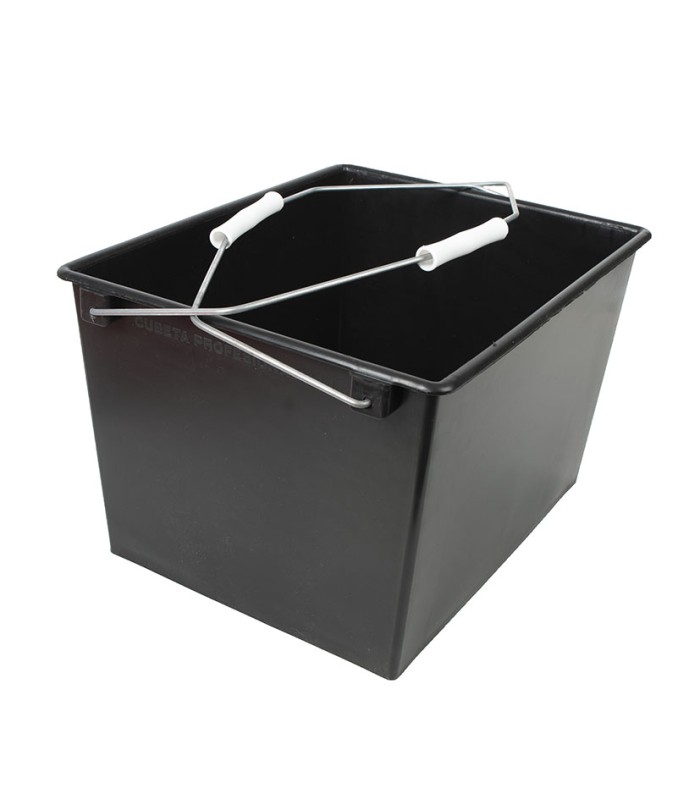 CUBETA PLÁSTICO NEGRO 16 L
