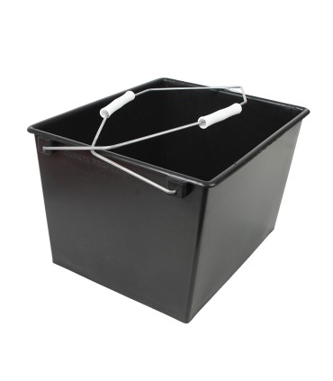 CUBETA PLÁSTICO NEGRO 16 L