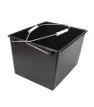 CUBETA PLÁSTICO NEGRO 16 L