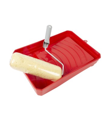 KIT PINTURA CUBETA+RODILLO HILO VERD 18C