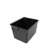 CUBETA PLÁSTICO NEGRA 8L CON ASA