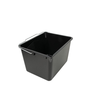 CUBETA PLÁSTICO NEGRA 8L CON ASA