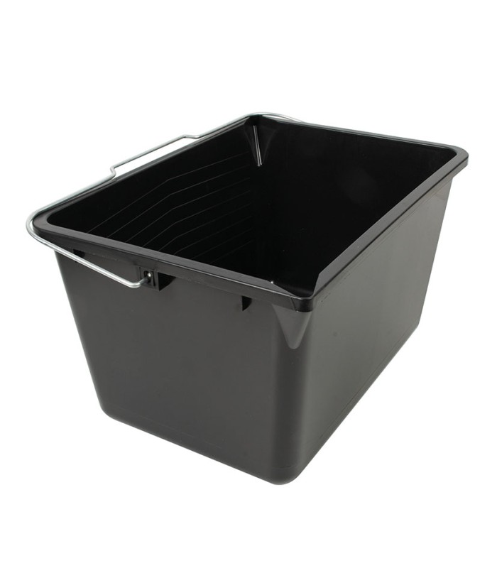 CUBETA PLÁSTICO NEGRA 12L CON ASA