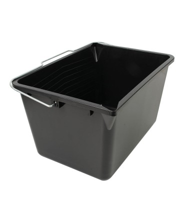 CUBETA PLÁSTICO NEGRA 12L CON ASA