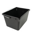 CUBETA PLÁSTICO NEGRA 12L CON ASA