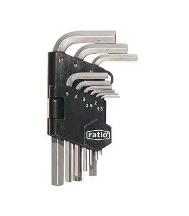 LLAVES ALLEN JGO.9 (1.5-10MM)RATIO