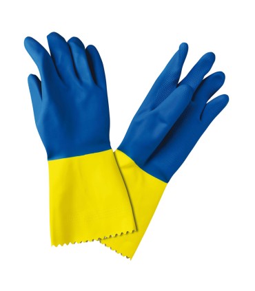 GUANTE LATEX BICOLOR REFORZAD.T8 - 8 1/2