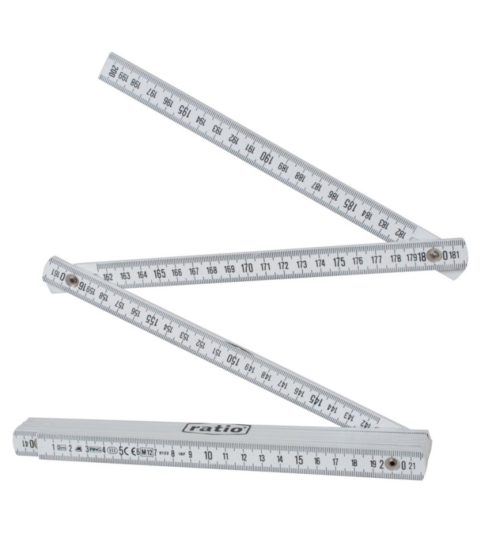 METRO FIBRA VIDRIO 2M (10 VARILLAS)RATIO