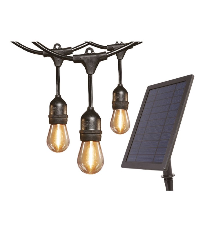 GUIRNALDA EXTERIOR LED SOLAR 6M