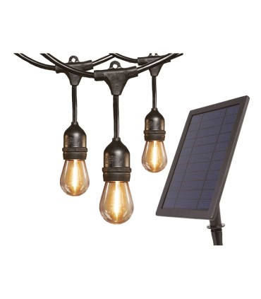 GUIRNALDA EXTERIOR LED SOLAR 6M