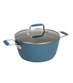 CACEROLA AL. FORJADO 28CM. BLUE HABITEX