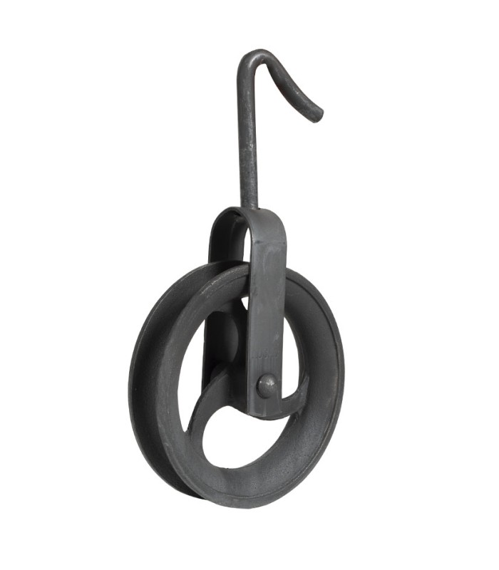 POLEA POZO Hº FDO.S/GUARDA 160MM.