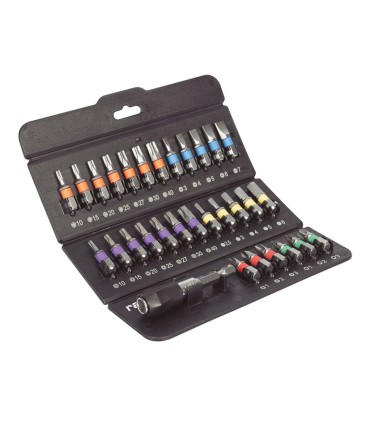 PUNTAS ATORNILLADO JGO.31+FUNDA RATIO