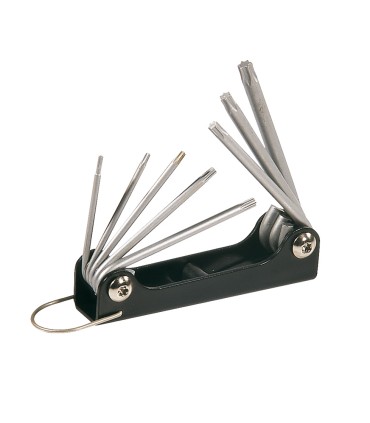 LLAVES TORX JGO.8 NAVAJA PL. RATIO