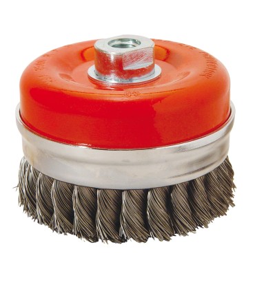 CEPILLO TAZA ALAMBRE TRENZADO 80MM