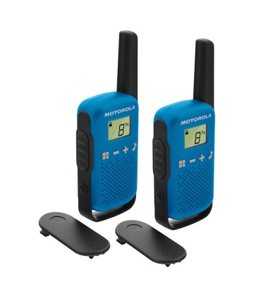 RADIOCOMUNICADOR MOTOROLA T42 BLUE PACK