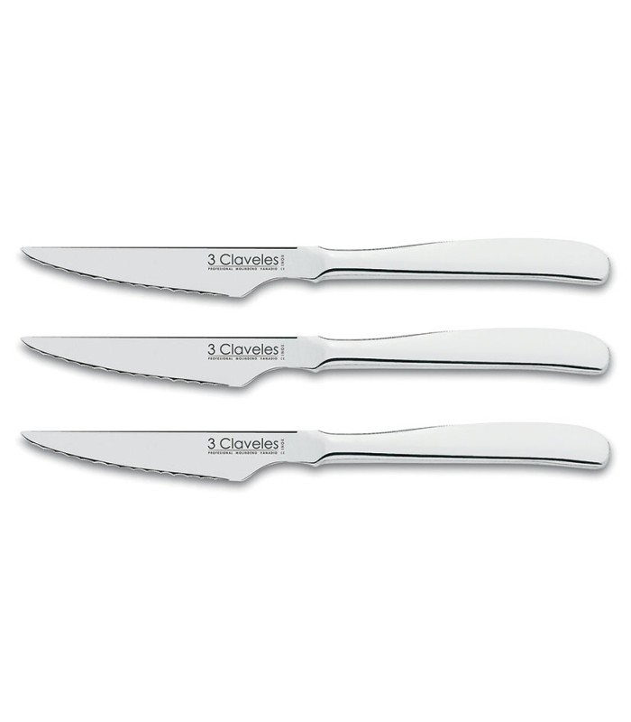 CUCHILLO CHULETERO INOX 11CM 3 CLAVELES
