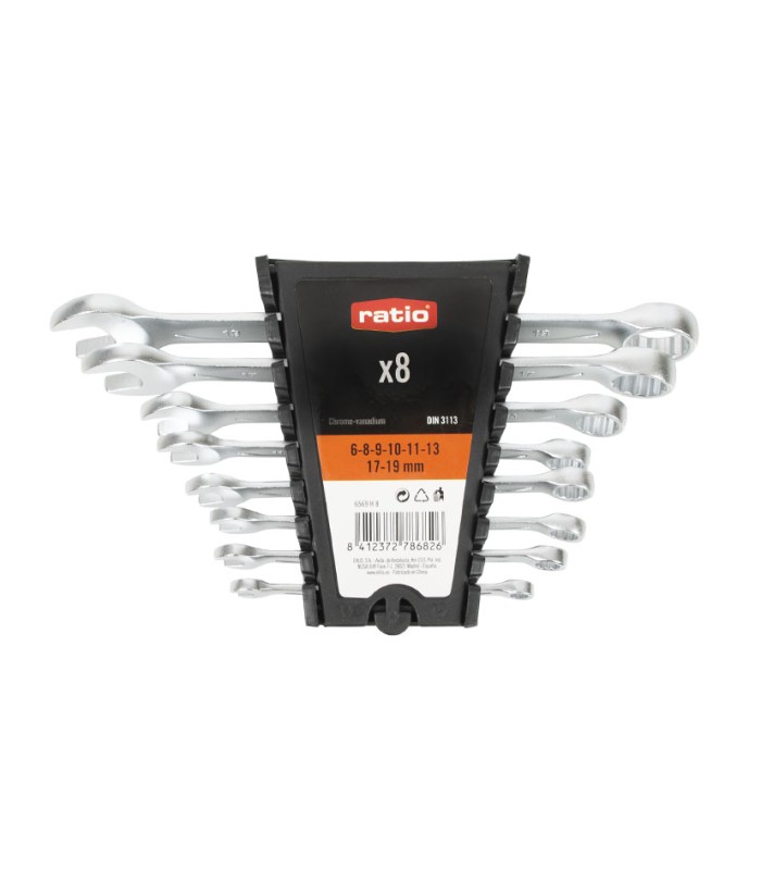 LLAVE COMBINADA ESTRELL.CHR-V JGO.8