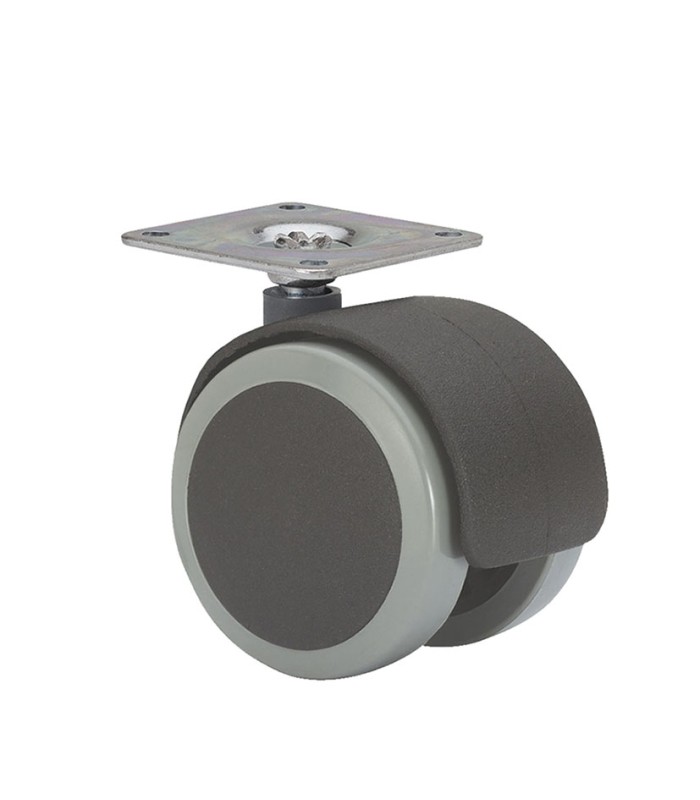 RUEDA POLIUR. PLETINA GIRATORIA "DK" 50