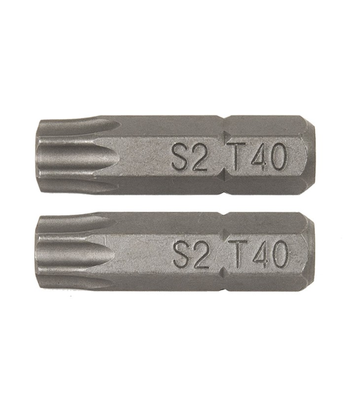 PUNTAS 25MM.TORX Nº.20 JGO.2 RATIO